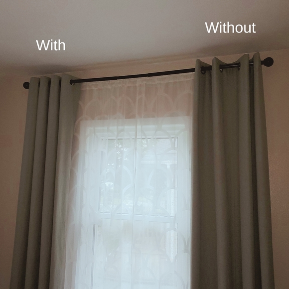 16 Curtain Spacers, Grommet Spacers, Drapes Spacers. Set of 16 2" Spacers. - Picture 6 of 10